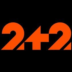 2+2 logo